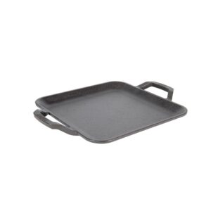 Lodge Chef Style firkantet stegeplade med håndtag 34,04x33,02 cm (LC11SGR)